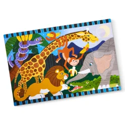 Animals & Nature Puzzles>Melissa & Doug Safari Social Floor Puzzle - 24 Pieces