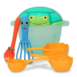 Outdoor Toys>Melissa & Doug Seaside Sidekicks Sand Baking Set