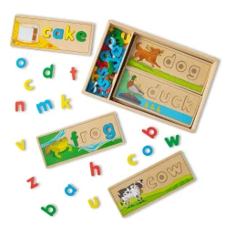Alphabet & Counting Puzzles>Melissa & Doug See & Spell Learning Toy