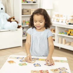 Alphabet & Counting Puzzles>Melissa & Doug Self-Correcting Letter Puzzles