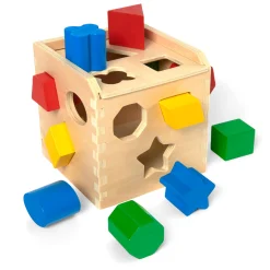 Colors & Shapes>Melissa & Doug Shape-Sorting Cube