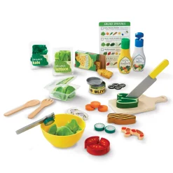 Play Food & Play Sets>Melissa & Doug Slice & Toss Salad Set