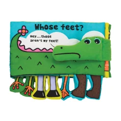 Books>Melissa & Doug Soft Activity Book - Whose Feet?