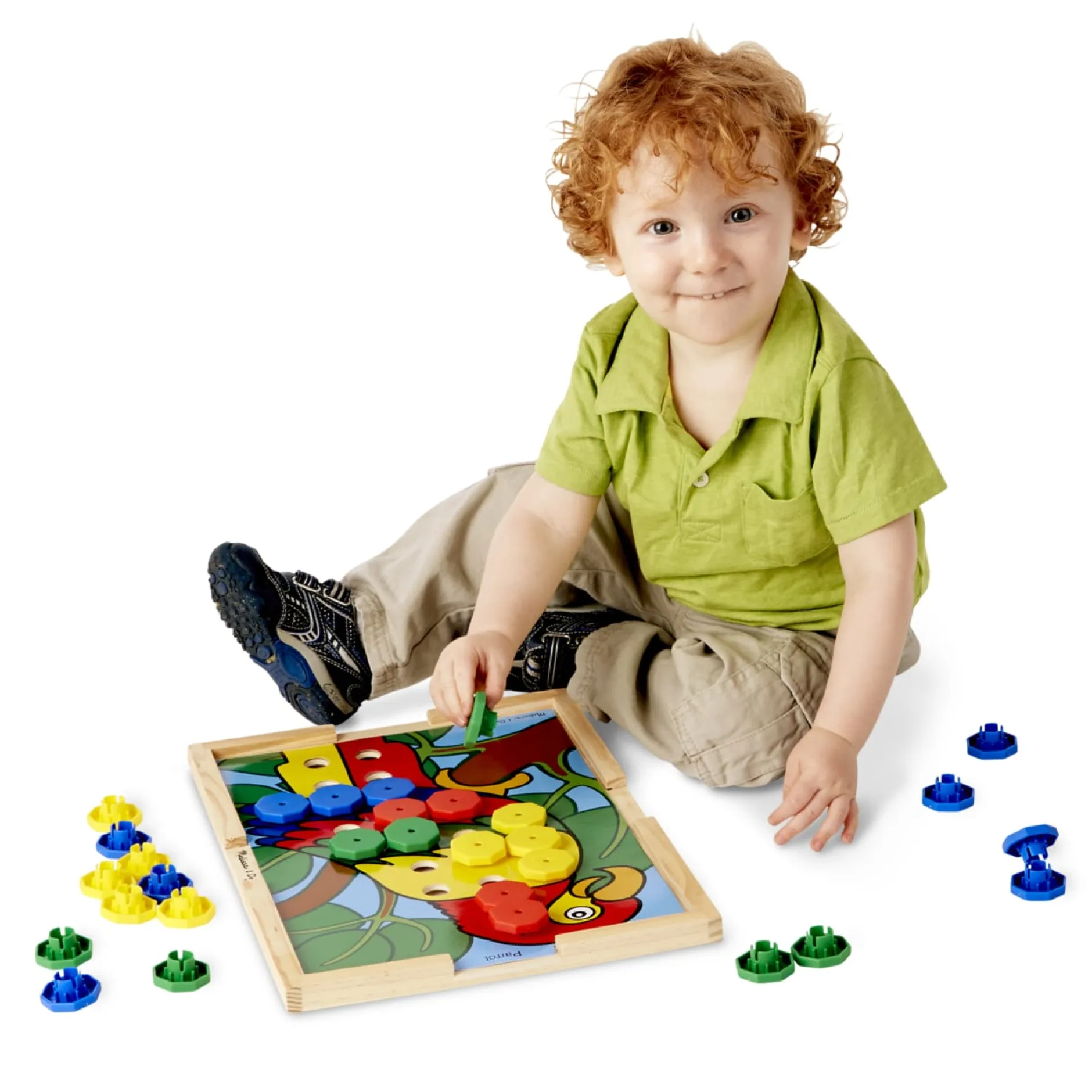 Colors & Shapes>Melissa & Doug Sort & Snap Color Match