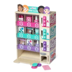 Play Food & Play Sets>Melissa & Doug Sort, Stock, Select Beauty Kiosk Play Set