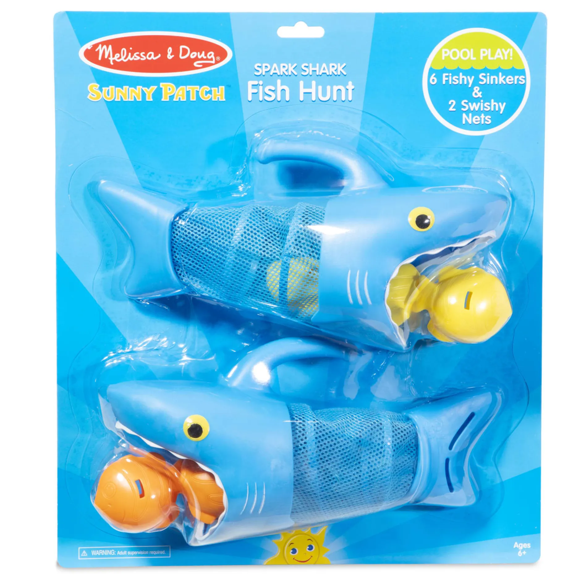 Outdoor Toys>Melissa & Doug Spark Shark Fish Hunt Pool Toy
