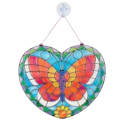 Craft & Stamp Kits>Melissa & Doug Stained Glass Made Easy - Butterfly