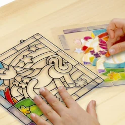 Craft & Stamp Kits>Melissa & Doug Stained Glass Made Easy - Unicorn