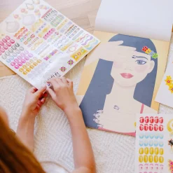 Stickers & Sticker Books>Melissa & Doug Sticker Pad - Jewelry & Nails Glitter Collection