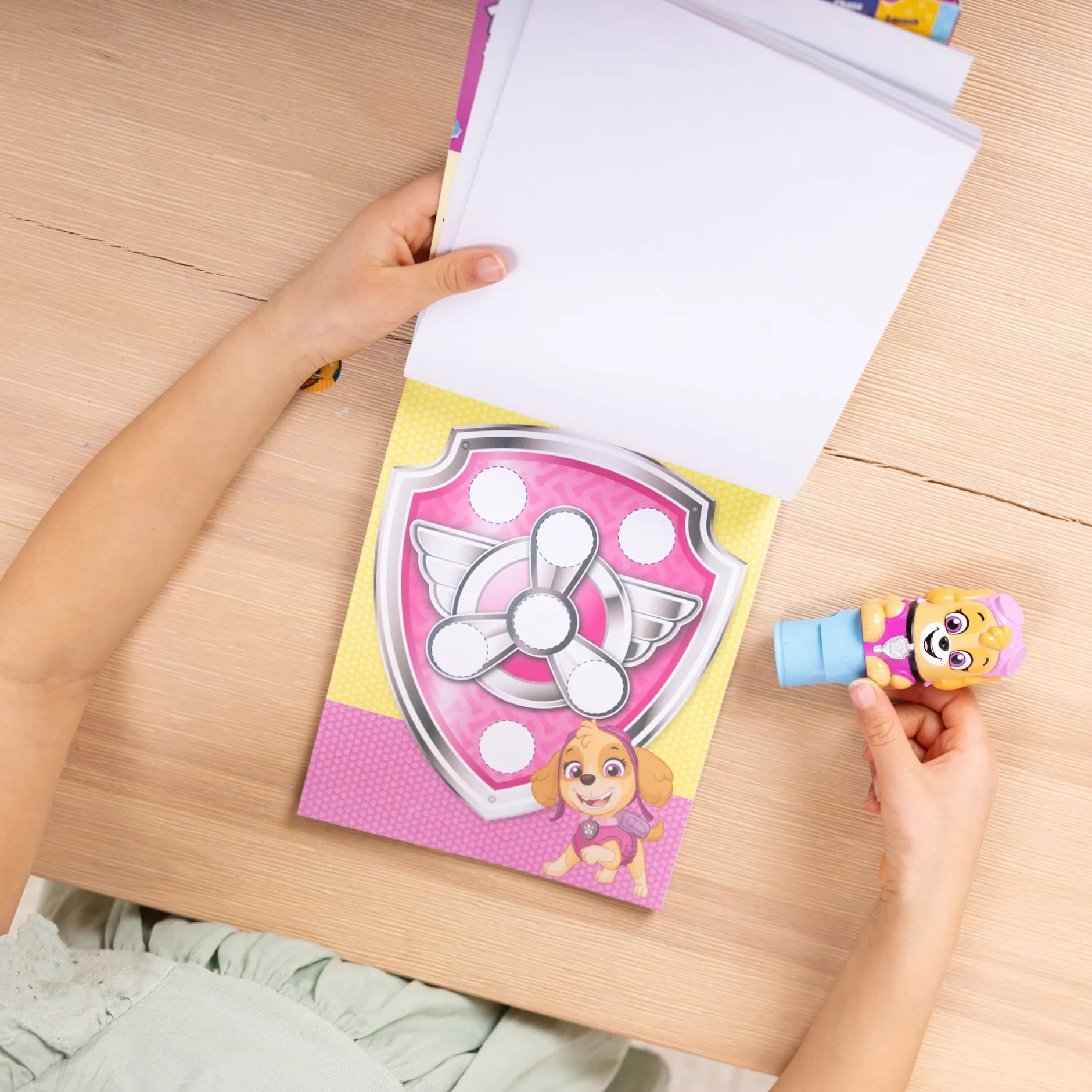 Activity Books|Stickers & Sticker Books>Melissa & Doug Sticker WOW!™ Activity Pad & Sticker Stamper - PAW Patrol Skye