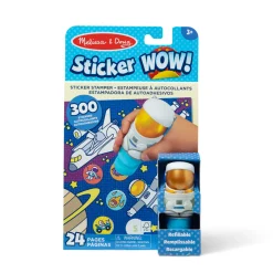 Activity Books|Stickers & Sticker Books>Melissa & Doug Sticker WOW!™ Activity Pad & Sticker Stamper - Astronaut