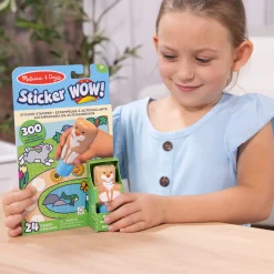 Activity Books>Melissa & Doug Sticker WOW!™ Activity Pad & Sticker Stamper - Bunny