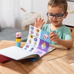 Activity Books|Stickers & Sticker Books>Melissa & Doug Sticker WOW!™ Activity Pad & Sticker Stamper - Ice Cream