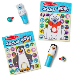 Activity Books>Melissa & Doug Sticker WOW!® Activity Pads & Sticker Stampers VALUE PACK - Winter