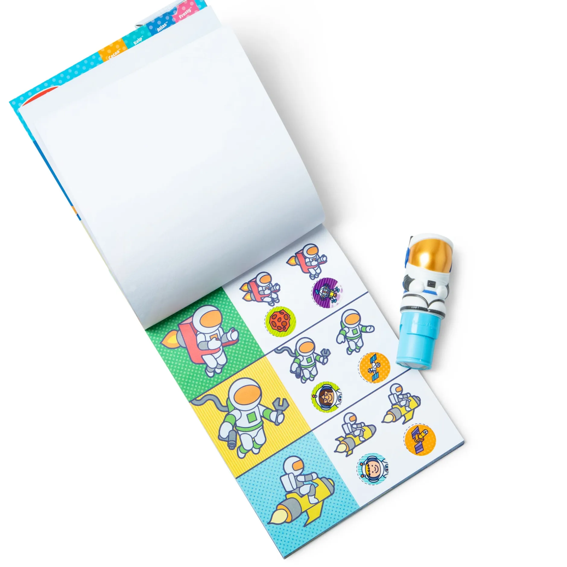 Activity Books|Stickers & Sticker Books>Melissa & Doug Sticker WOW!™ Astronaut Bundle: Activity Pad & Sticker Stamper + Mini Activity Pad and 200 Refill Stickers