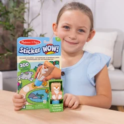 Activity Books|Stickers & Sticker Books>Melissa & Doug Sticker WOW!™ Bunny Bundle: Activity Pad & Sticker Stamper + Mini Activity Pad and 200 Refill Stickers