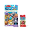 Activity Books|Stickers & Sticker Books>Melissa & Doug Sticker WOW!™ Cat Bundle: Activity Pad & Sticker Stamper + Mini Activity Pad and 200 Refill Stickers