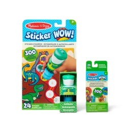 Activity Books|Stickers & Sticker Books>Melissa & Doug Sticker WOW!™ Dinosaur Bundle: Activity Pad & Sticker Stamper + Mini Activity Pad and 200 Refill Stickers