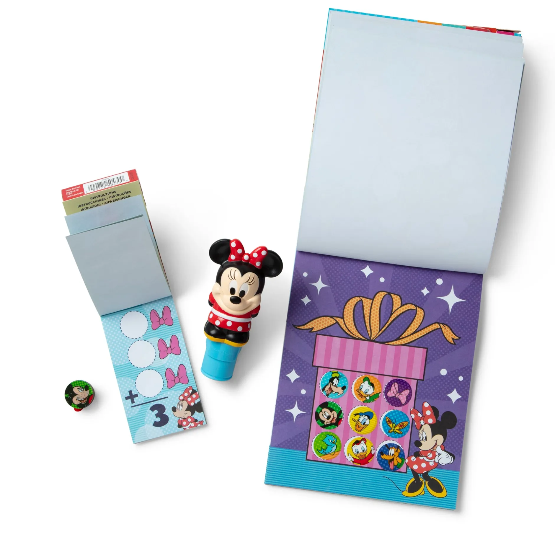 Activity Books|Stickers & Sticker Books>Melissa & Doug Sticker WOW!™ Disney Minnie Mouse Bundle: Activity Pad & Sticker Stamper + Mini Activity Pad and 200 Refill Stickers
