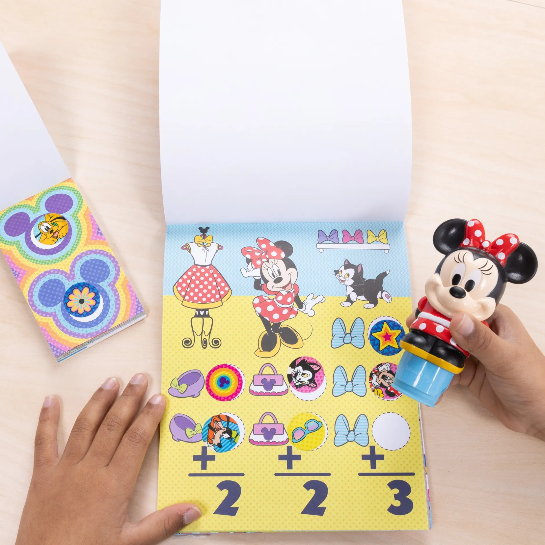 Activity Books|Stickers & Sticker Books>Melissa & Doug Sticker WOW!™ Disney Minnie Mouse Bundle: Activity Pad & Sticker Stamper + Mini Activity Pad and 200 Refill Stickers
