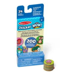 Activity Books|Stickers & Sticker Books>Melissa & Doug Sticker WOW!® Mini Activity Pad & Refill Stickers - Surprise Pack 1 (200+ Stickers, Stamper Not Included)