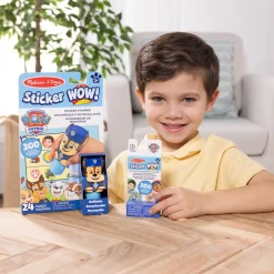Activity Books|Stickers & Sticker Books>Melissa & Doug Sticker WOW!™ PAW Patrol Chase Bundle: Activity Pad & Sticker Stamper + Mini Activity Pad and 200 Refill Stickers