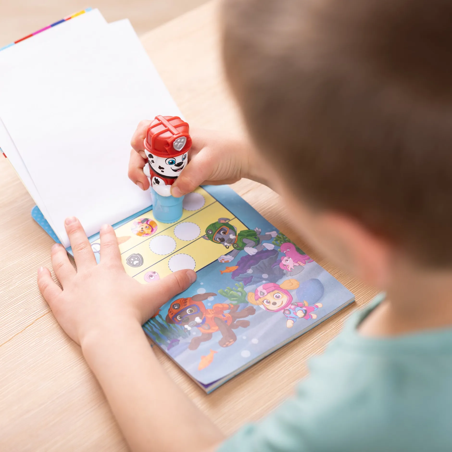 Activity Books|Stickers & Sticker Books>Melissa & Doug Sticker WOW!™ PAW Patrol Marshall Bundle: Activity Pad & Sticker Stamper + Mini Activity Pad and 200 Refill Stickers