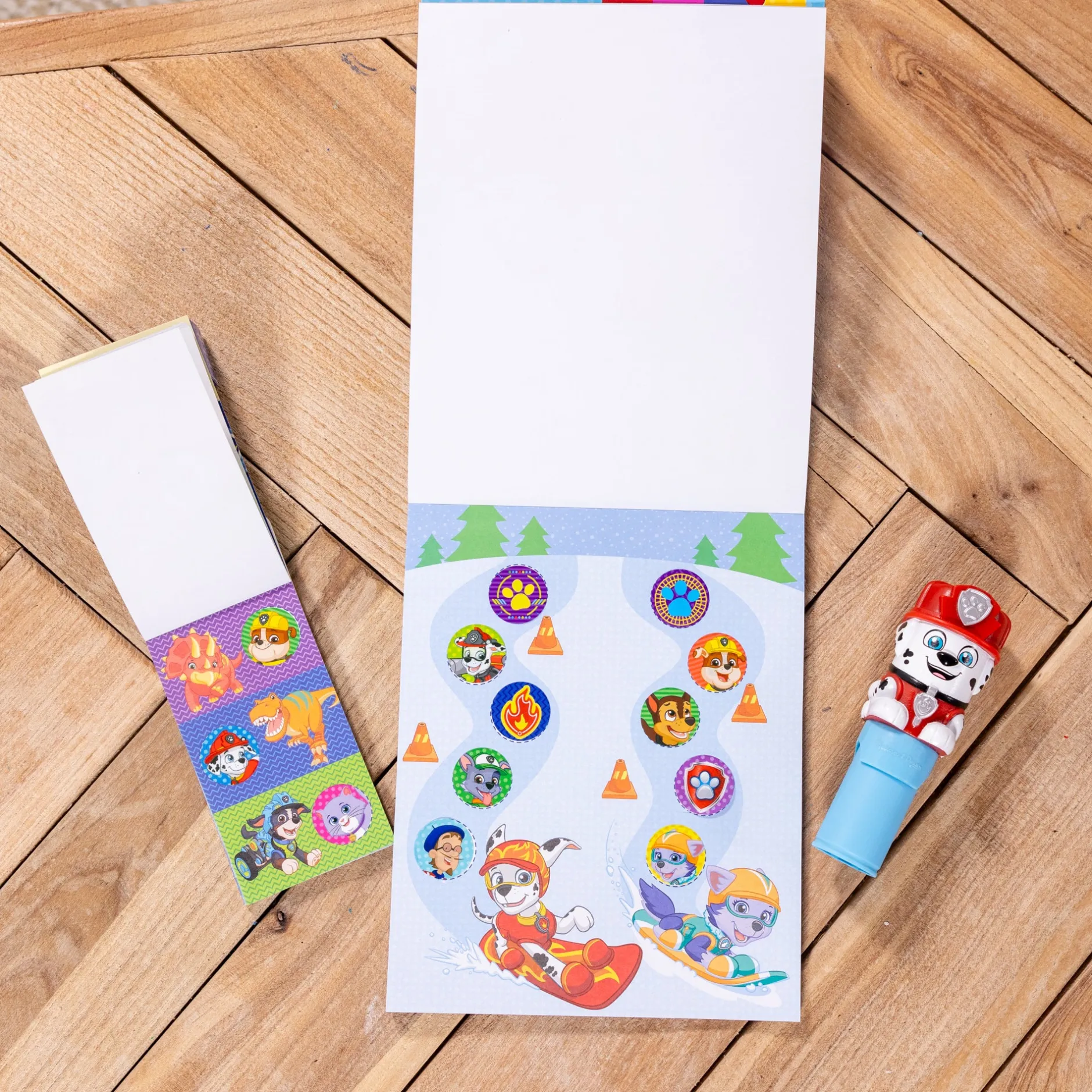Activity Books|Stickers & Sticker Books>Melissa & Doug Sticker WOW!™ PAW Patrol Marshall Bundle: Activity Pad & Sticker Stamper + Mini Activity Pad and 200 Refill Stickers