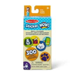 Activity Books|Stickers & Sticker Books>Melissa & Doug Sticker WOW!™ Refill Stickers – Dog (Stickers Only, 300+)