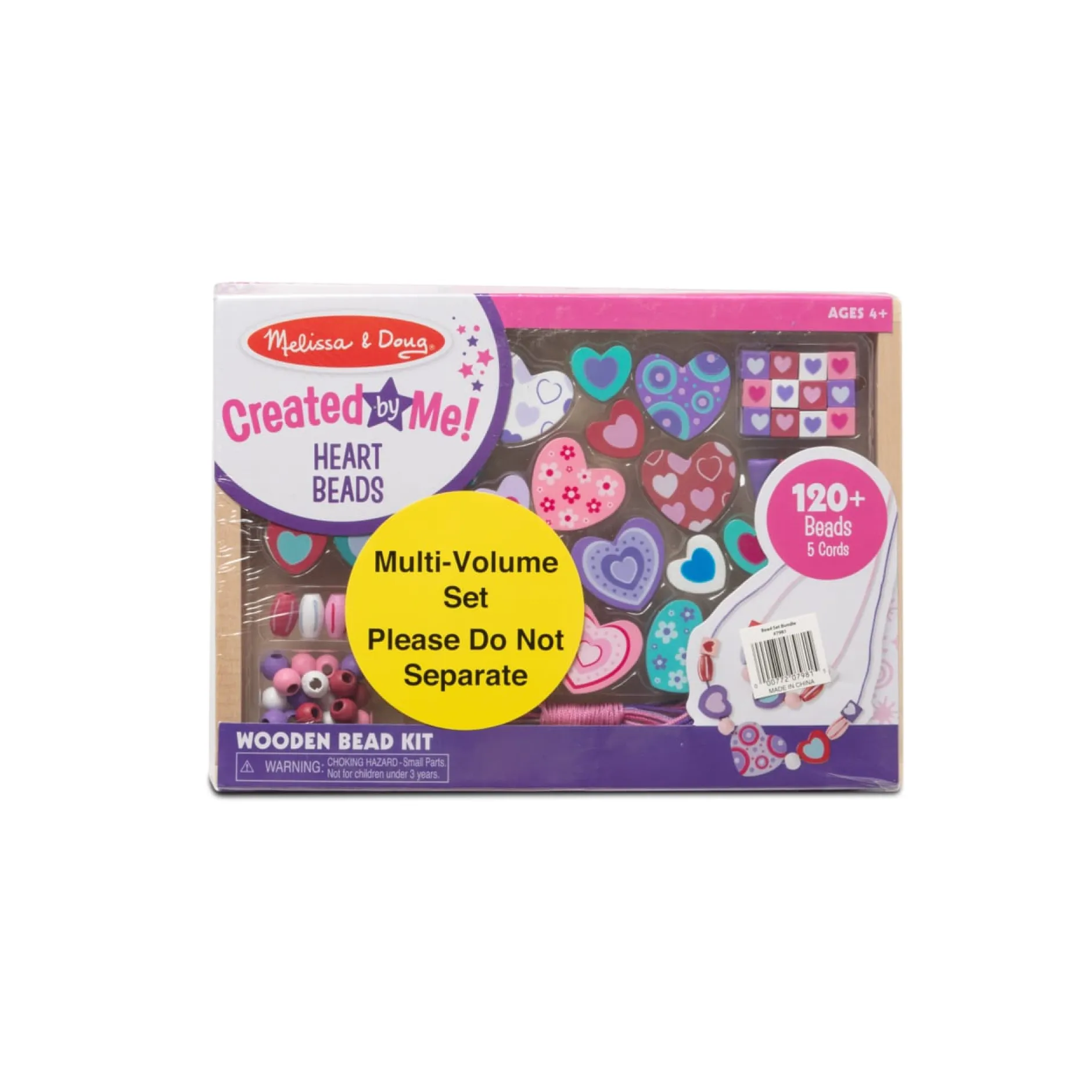 Craft & Stamp Kits>Melissa & Doug Sweet Hearts and Butterfly Friends Bead Set Bundle