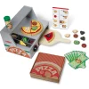 Play Food & Play Sets>Melissa & Doug Top & Bake Pizza Counter - Wooden Play Food