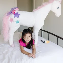Plush>Melissa & Doug Unicorn Lifelike Plush Stuffed Animal