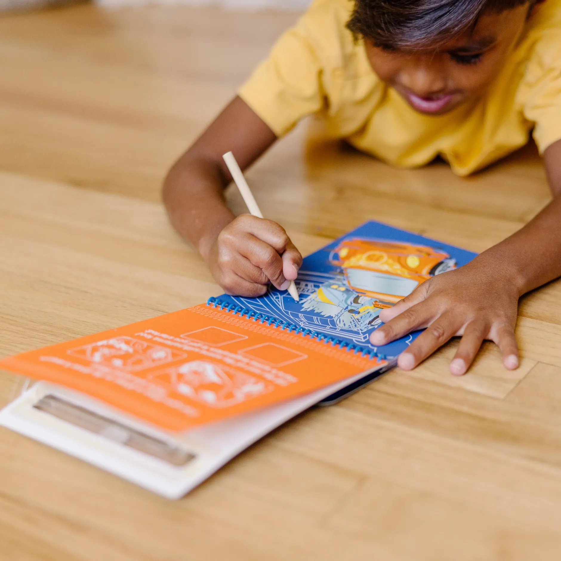 Activity Books>Melissa & Doug Vehicles Color-Reveal Pad