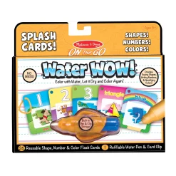 Activity Books>Melissa & Doug Water Wow! - Splash Cards Shapes, Numbers & Colors