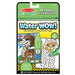 Activity Books>Melissa & Doug Water Wow! Pet Mazes - On the Go Travel Activity