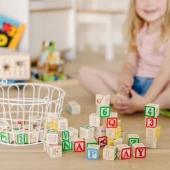 Blocks & Stacking>Melissa & Doug Wooden ABC/123 Blocks