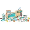 Play Food & Play Sets>Melissa & Doug Wooden Cafe Barista Coffee Shop