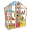 Dolls & Dollhouses>Melissa & Doug Wooden Hi-Rise Dollhouse