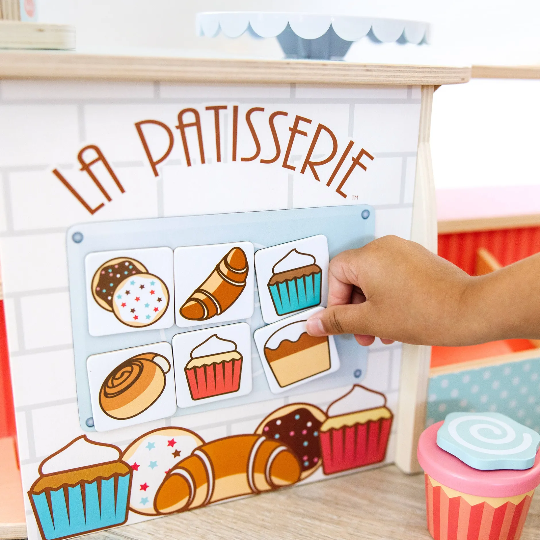 Play Food & Play Sets>Melissa & Doug Wooden La Patisserie Bakery