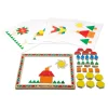 Colors & Shapes>Melissa & Doug Wooden Magnetic Pattern Block Kit