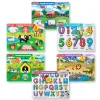 Alphabet & Counting Puzzles>Melissa & Doug Wooden Peg Puzzle 6-Pack: Vehicles, Numbers, Safari, Farm, Pets, Alphabet