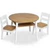 Furniture>Melissa & Doug Wooden Round Table & Chairs Set