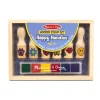 Craft & Stamp Kits>Melissa & Doug Wooden Stamp Set - Happy Handles