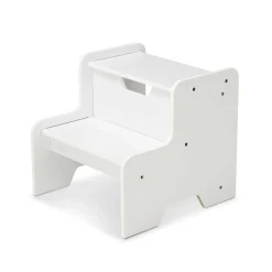 Furniture>Melissa & Doug Wooden Step Stool - White