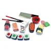 Play Food & Play Sets>Melissa & Doug Wooden Sushi Slicing Play Set
