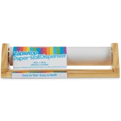 Easels & Art Supplies>Melissa & Doug Wooden Tabletop Paper Roll Dispenser