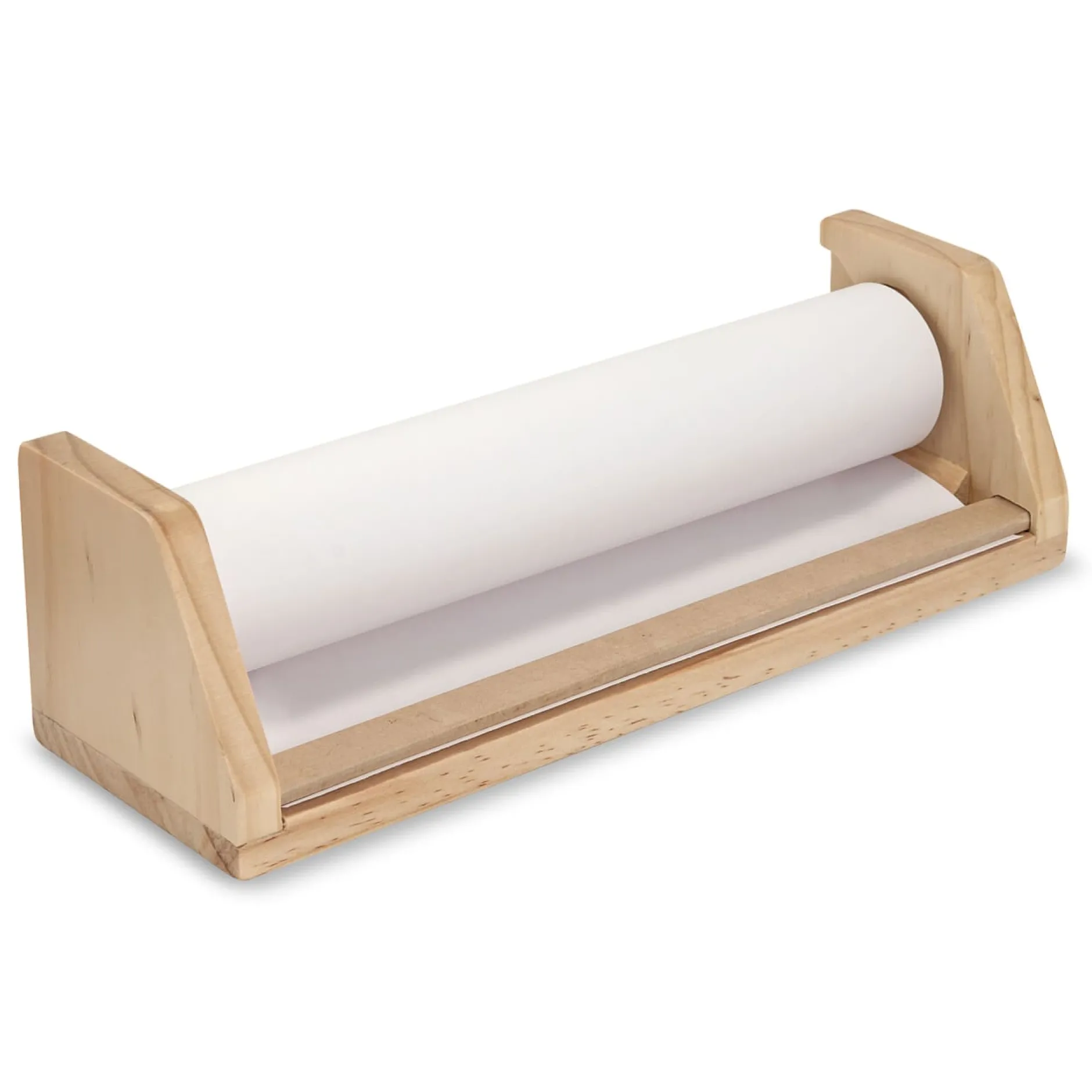 Easels & Art Supplies>Melissa & Doug Wooden Tabletop Paper Roll Dispenser