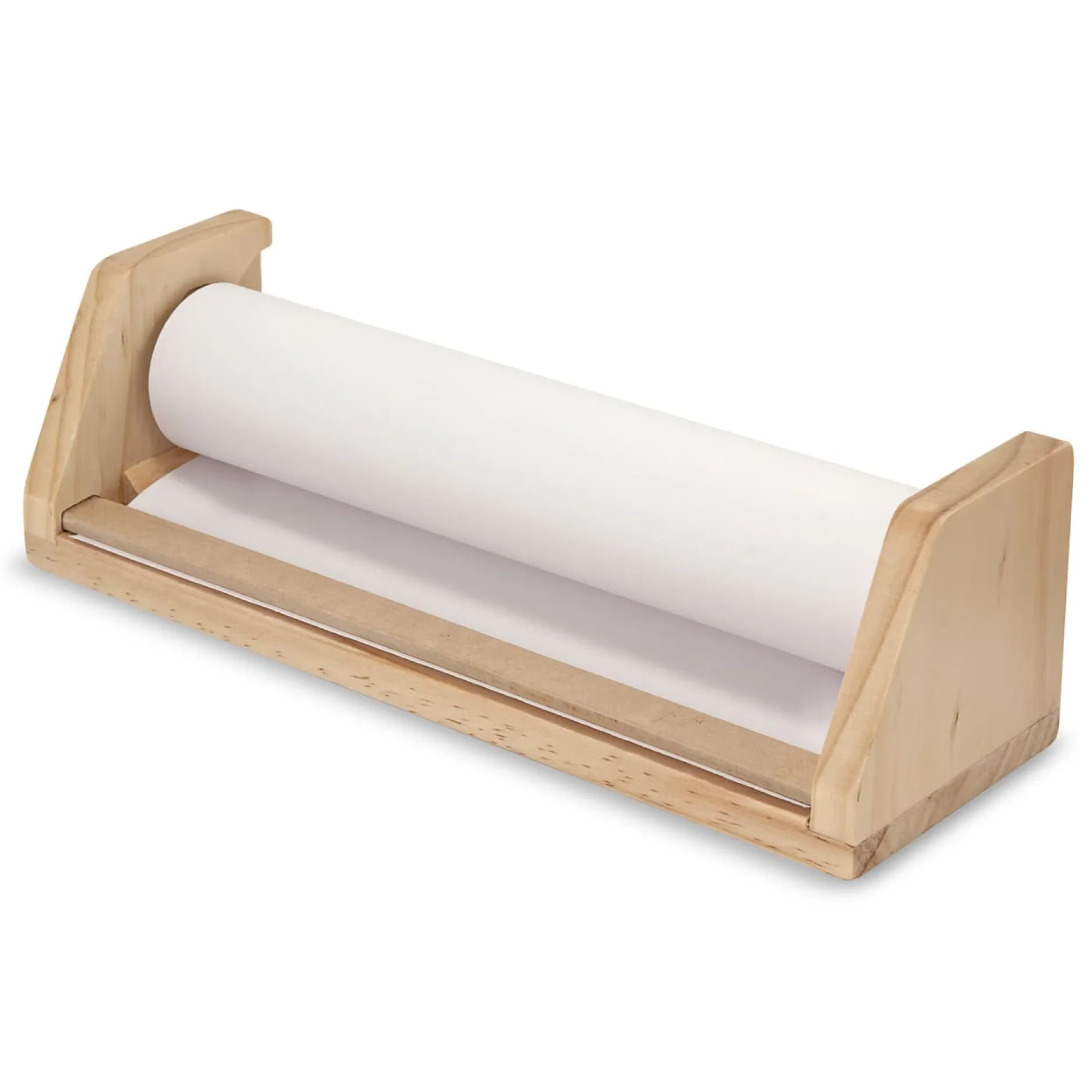 Easels & Art Supplies>Melissa & Doug Wooden Tabletop Paper Roll Dispenser