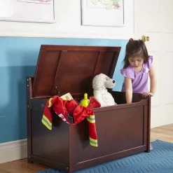 Furniture>Melissa & Doug Wooden Toy Chest (Espresso)