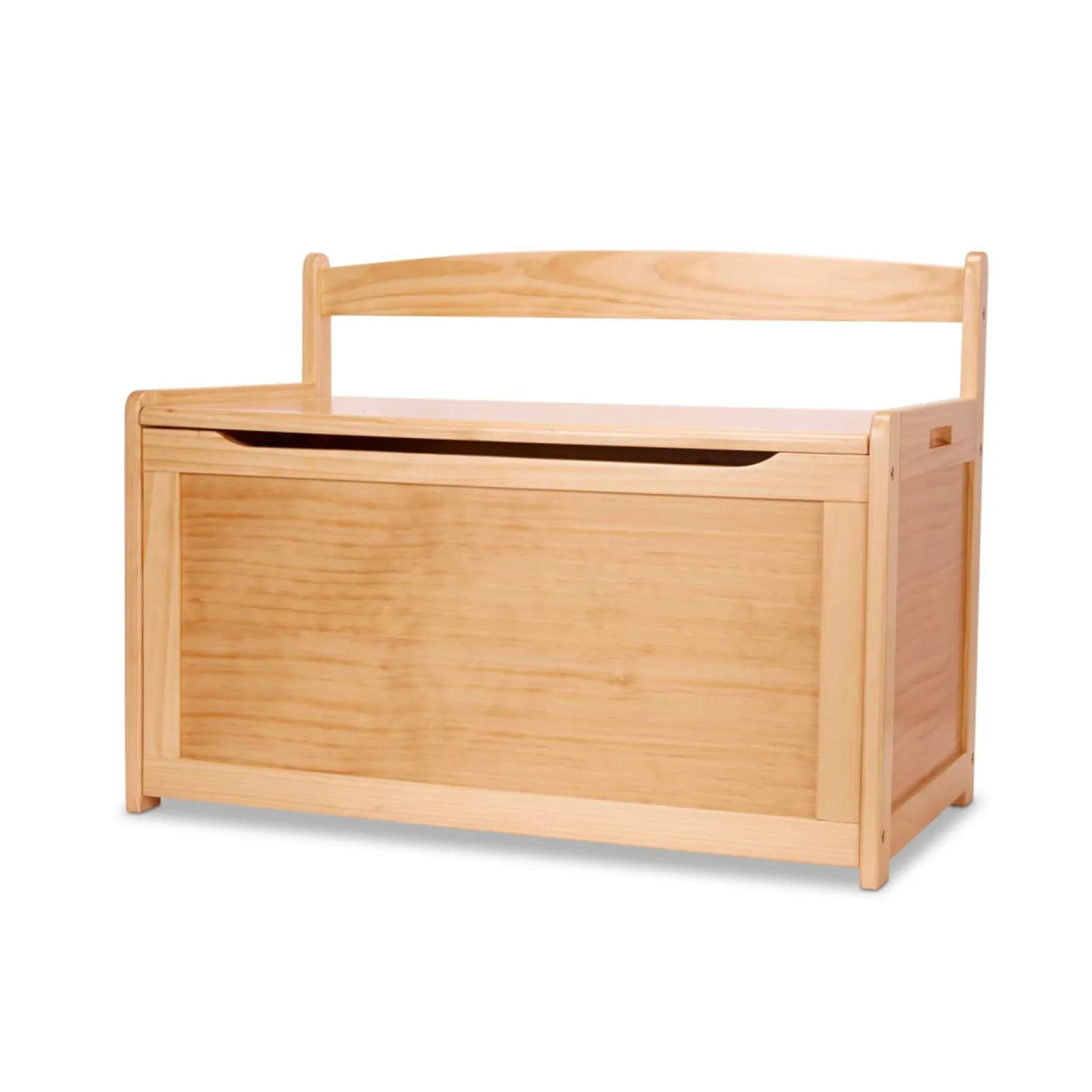 Furniture>Melissa & Doug Wooden Toy Chest (Honey)